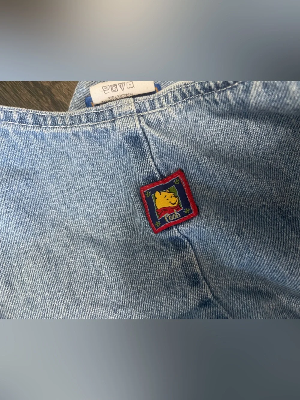 Vintage Disney Winnie Pooh Denim Jumper Dress